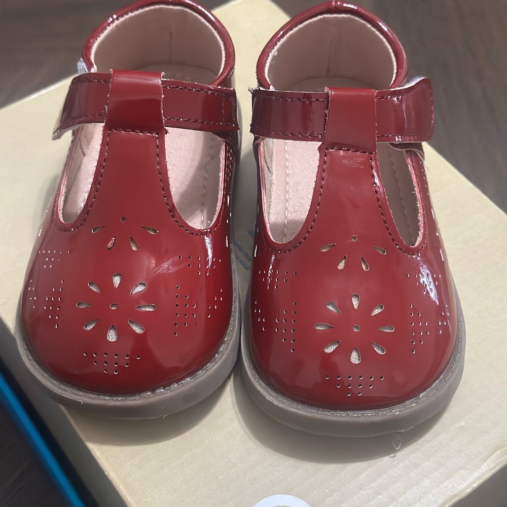 Classic Red Kids Shoes